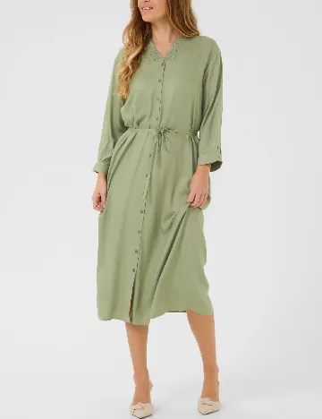 Rochie medie Kaffe, verde