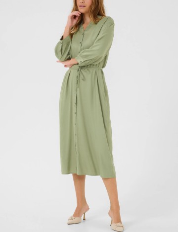 Rochie medie Kaffe, verde