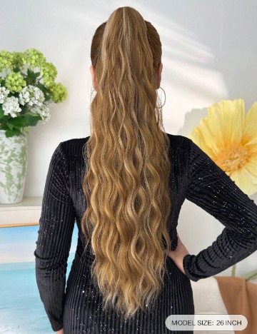 Extensie de par SHEIN, maro