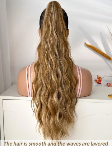 Extensie de par SHEIN, maro