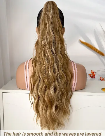 Extensie de par SHEIN, maro