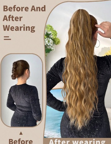 Extensie de par SHEIN, maro