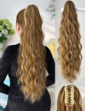 Extensie de par SHEIN, maro