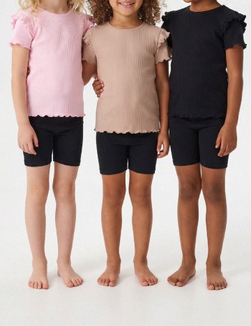 Set Tricouri 3 bucati Sinsay, mix culori