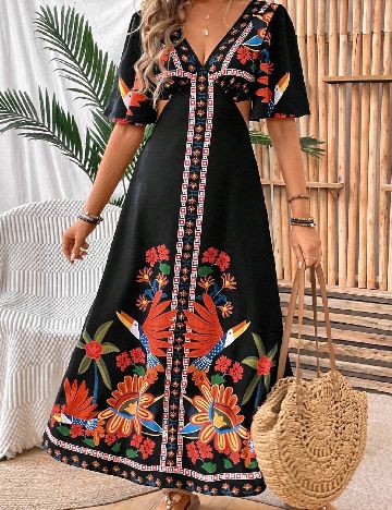 Rochie lunga SHEIN, negru