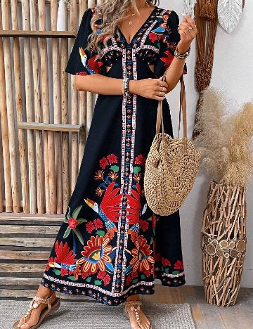 Rochie lunga SHEIN, negru