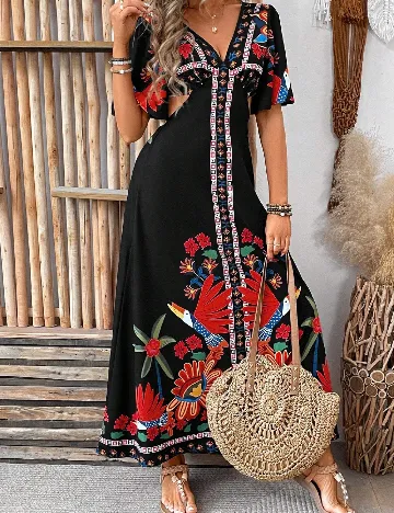 Rochie lunga SHEIN, negru