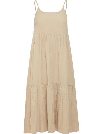 Rochie medie Ichi, maro deschis