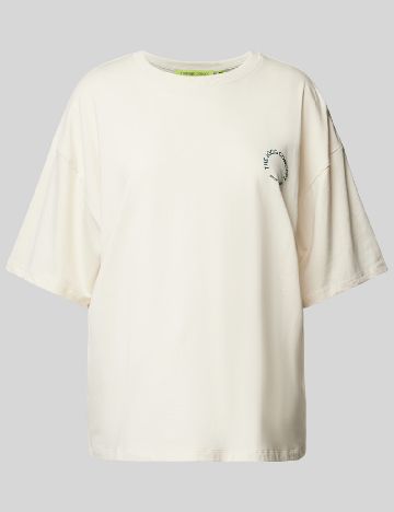 Tricou Oversize TheJoggConcept, ecru
