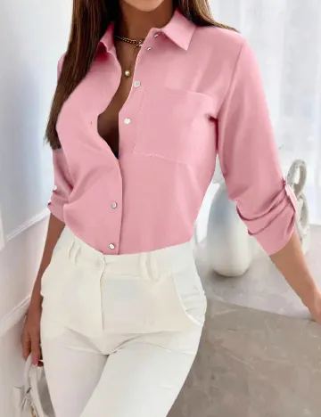 Camasa SHEIN, roz