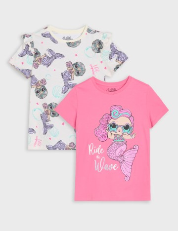 Set Tricouri 2 bucati Sinsay, mix culori