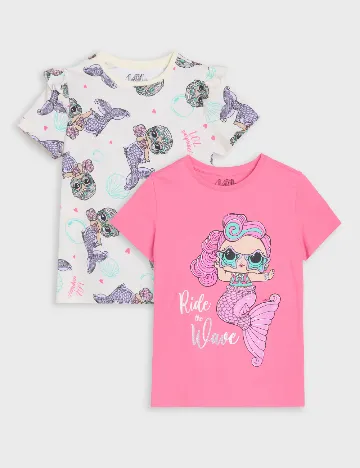 Set Tricouri 2 bucati Sinsay, mix culori