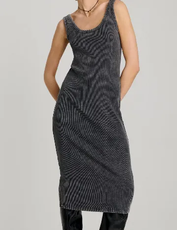 Rochie medie Sinsay, gri inchis