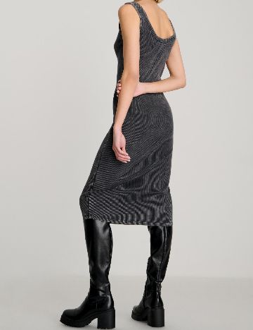 Rochie medie Sinsay, gri inchis