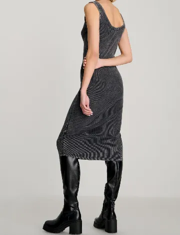 Rochie medie Sinsay, gri inchis