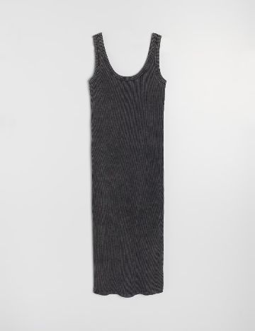 Rochie medie Sinsay, gri inchis