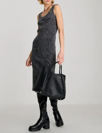 Rochie medie Sinsay, gri inchis