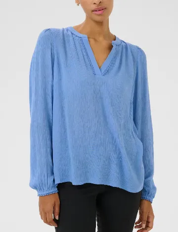 Bluza Kaffe, albastru