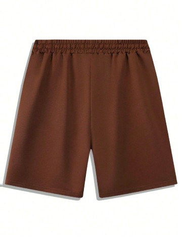 Pantaloni scurti SHEIN, maro