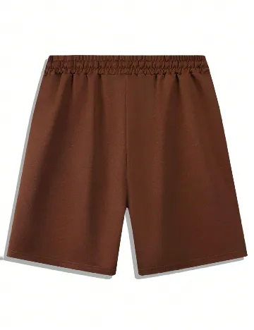 Pantaloni scurti SHEIN, maro