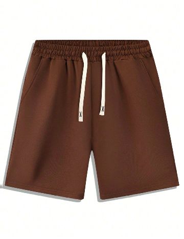 Pantaloni scurti SHEIN, maro