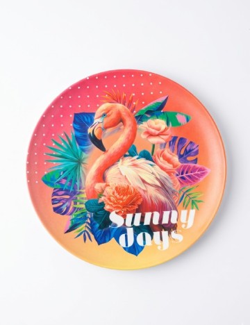 Farfurie din melamina ACTION, mix culori