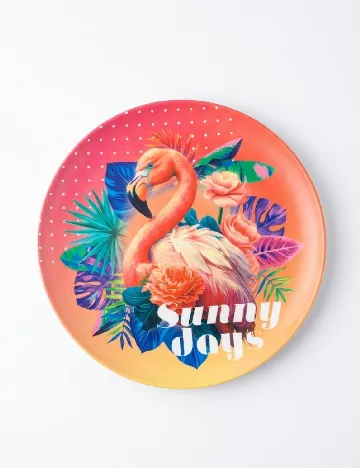 Farfurie din melamina ACTION, mix culori