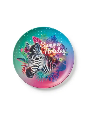 Farfurie din melamina ACTION, mix culori