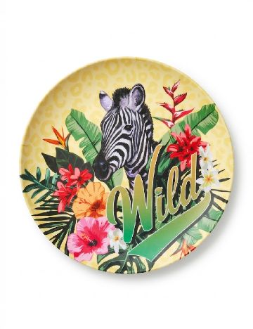 Farfurie din melamina ACTION, mix culori