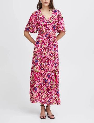 Rochie medie Ichi, floral print