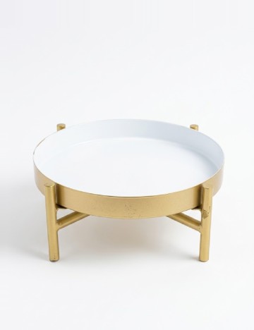 Tava decorativa Home Accents, auriu/alb