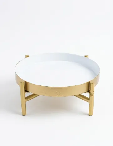 Tava decorativa Home Accents, auriu/alb