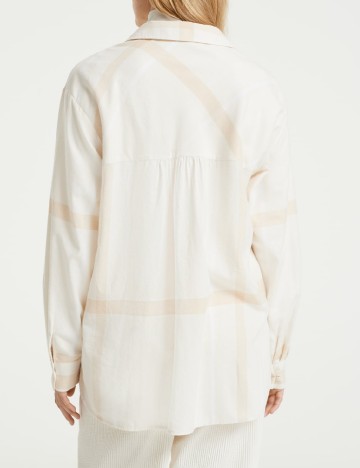 Camasa Opus, alb/crem