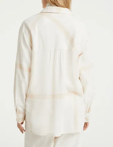 Camasa Opus, alb/crem