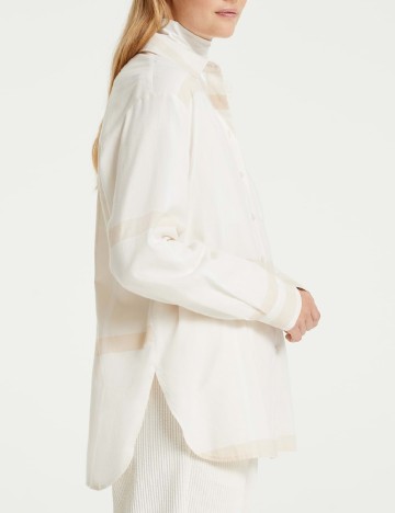 Camasa Opus, alb/crem