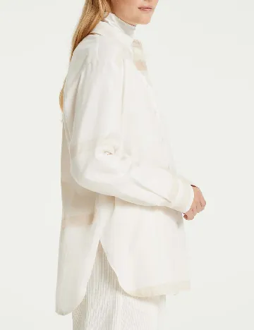 Camasa Opus, alb/crem