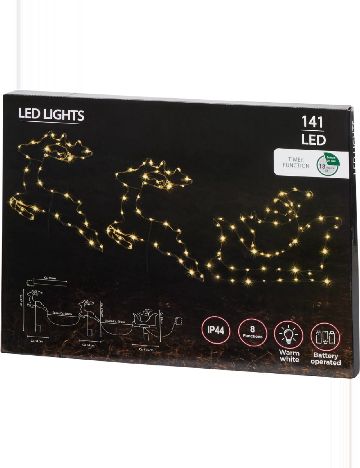 Decoratiune LED ACTION, negru