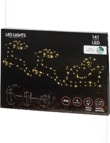 Decoratiune LED ACTION, negru