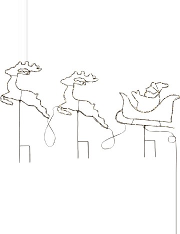 Decoratiune LED ACTION, negru