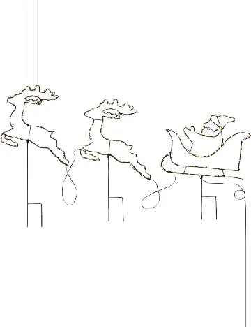 Decoratiune LED ACTION, negru