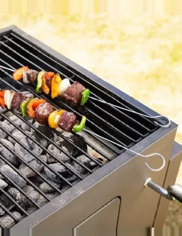 Set tepuse pentru frigarui 8 bucati ACTION, gri