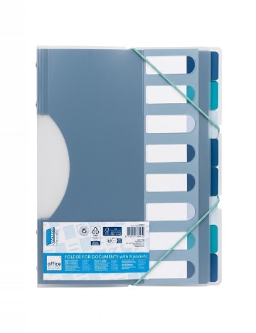 Dosar pentru documente ACTION, albastru