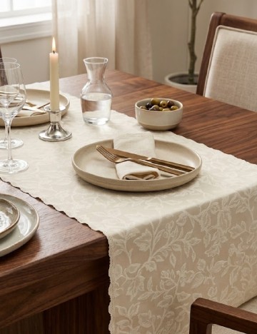 Runner de masa Via Chasse, alb