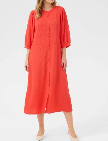 Rochie medie Kaffe, rosu