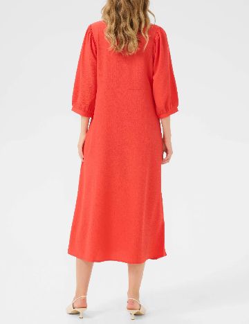 Rochie medie Kaffe, rosu