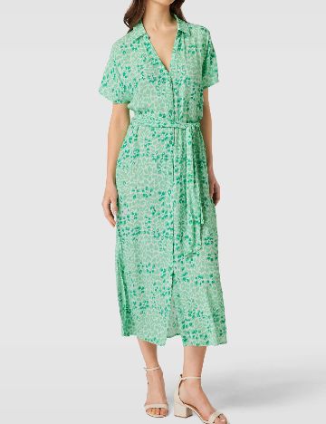 Rochie medie Saint Tropez, verde