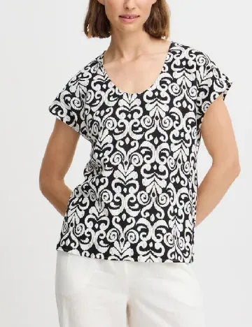 Bluza b.young, negru/alb