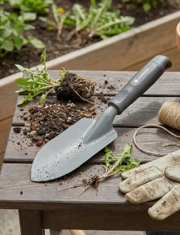 Scafa de buruieni Gardena, gri inchis