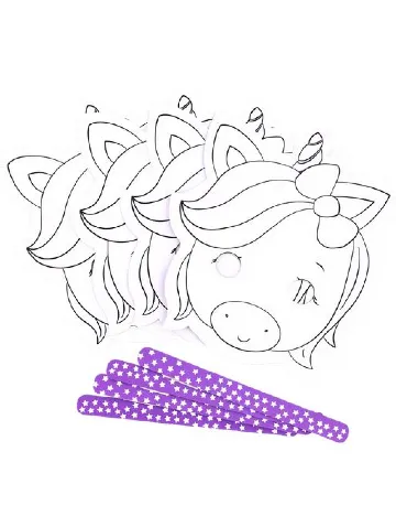 Set masti pentru petrecere 4 bucati Wins Holland, alb