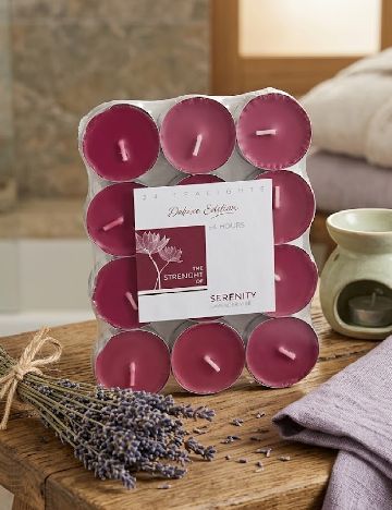 Set lumanari parfumate 24 bucati Zd Trading, roz